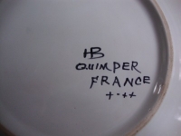 Oud HB Quimper bordje