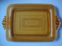 persglas amber onderbord kaasstolp