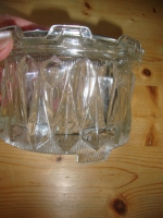 brocante glazen theelichtje