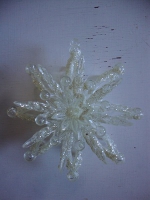 3 dimensionaal sneeuwkristallen van kunststof
