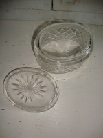 kristallen deksel doosje voor sieraden of snoep