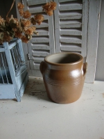 Oude Franse grespot pollepel pot