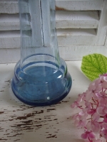 Hyacintenglas bollenvaas oud blauw glas