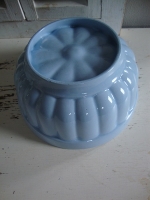 brocante puddingvorm pastel blauw