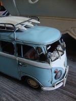 modelauto retro Volkswagen camperbusje blik