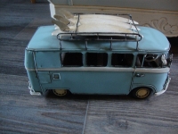 modelauto retro Volkswagen camperbusje blik