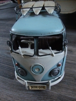 modelauto retro Volkswagen camperbusje blik