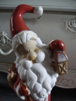 vintage Kerstman decoratie aardewerk