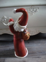 vintage Kerstman decoratie aardewerk