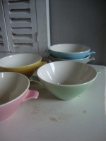 Villeroy en Boch vintage schaaltjes pastel