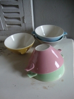 Villeroy en Boch vintage schaaltjes pastel