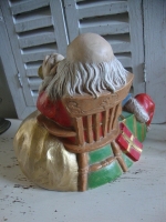 vintage aardewerk Kerstman beeld