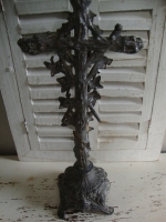 brocante Christus aan het kruis beeld