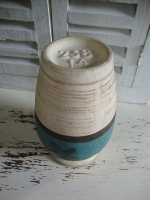 vintage vaasje Scheurich turquoise