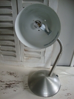 retro bureaulamp grijs metaal