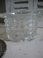 brocante persglas theelichtje