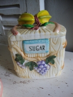 brocante Barbotine voorraad potjes