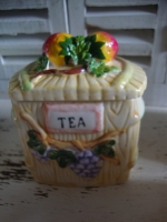 brocante Barbotine voorraad potjes