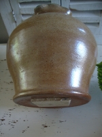 Oude brocante gres vaas schenkkan