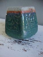 brocante groen gemberpotje