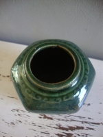brocante groen gemberpotje