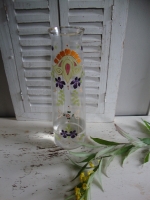 Art deco vaas met emaille verf