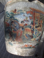 oude Chinese terracotta bloempot