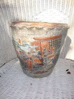 oude Chinese terracotta bloempot
