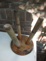 brocante sleets houten melkkrukje