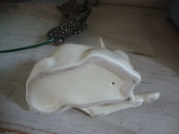 vintage plateel reekalf beeldje art deco