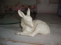 vintage plateel reekalf beeldje art deco