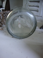 brocante glazen spuitfles chiffon