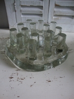 vintage glazen design theelicht