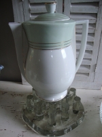 vintage glazen design theelicht