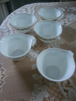 Vintage  Corelle Corning kopjes met oor