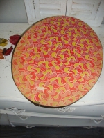 bolglas lijst met droogbloemen