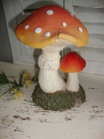 Vliegenzwam paddestoel decoratie