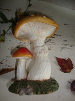 Vliegenzwam paddestoel decoratie