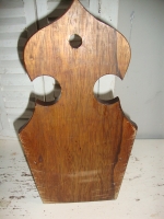 vintage houten zoutpot folklore