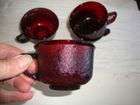 rode persglas kopjes Arcoroc France