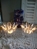 kristallen sfeerlichtjes bloem