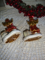 oude mini kandelaartjes engeltjes