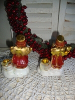 oude mini kandelaartjes engeltjes