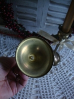 vintage kandelaartjes messing Tulp