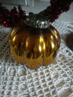 glazen heksenbal pompoen brons
