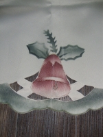 vintage geborduurd Kerstkleed