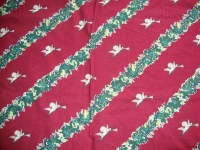 vintage kerstkleed met engeltjes