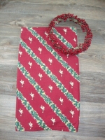 vintage kerstkleed met engeltjes