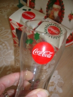 vintage Kerstglazen Coca cola