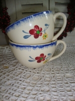 Brocante Franse kopjes Sarreguemines Mary-Lou